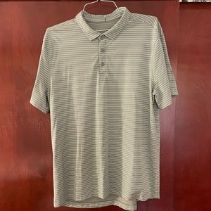 Lululemon Evolution Polo - Size XL - Green/White